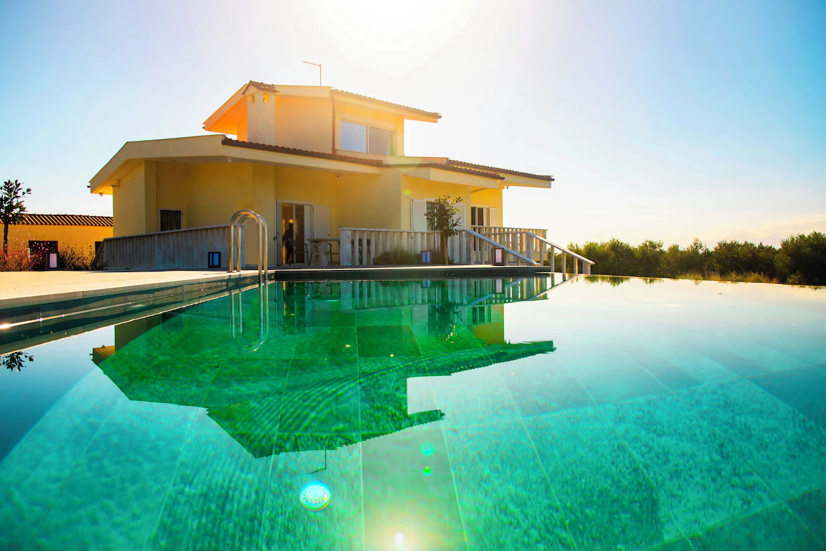 Pool and House